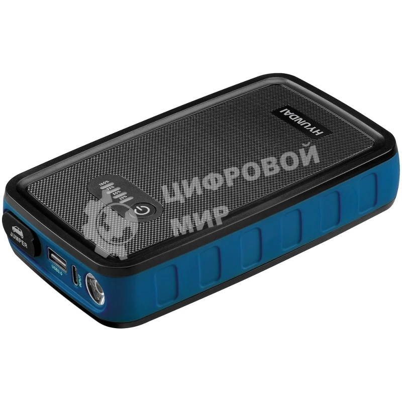 Зарядно-пусковое устройство Hyundai HYP 300/Li-Pol 8000 мАч/пусковой ток 300А/пиковый ток 600А/LED-дисплей/фонарик (HYP 300)