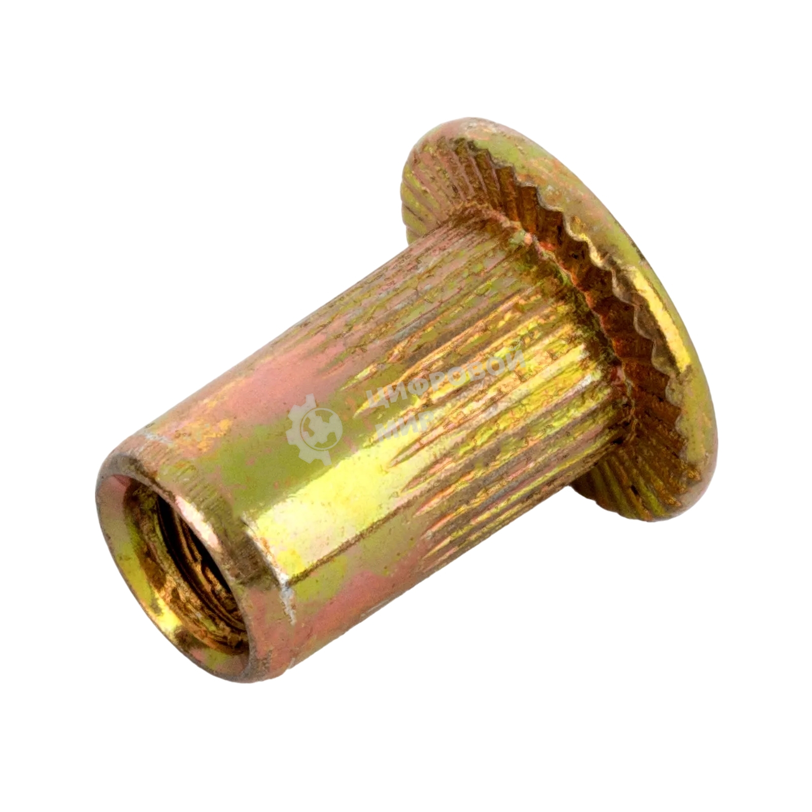 Заклепки резьбовые Denzel стальные, оцинкованные, М3, пластиковый кейс, 200 шт.