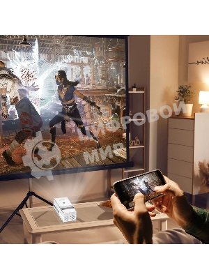 Проектор Cactus CS-PRU.03WT.WUXGA-A DLP 6500Lm (1920x1080) 2000:1 ресурс лампы:30000часов 1xUSB typeA 1xHDMI 1.5кг