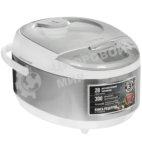 Мультиварка Polaris PMC 5016ADG, 860Вт, белый