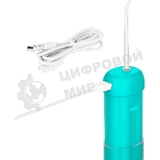 Ирригатор Kitfort КТ-2988 портатив. 2насад. белый/бирюзовый