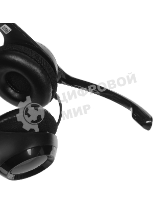 Гарнитура Logitech H390 чёрный, проводная, USB