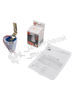 Фотореле JazzWay PMS PR 601 2200Вт IP44 WH