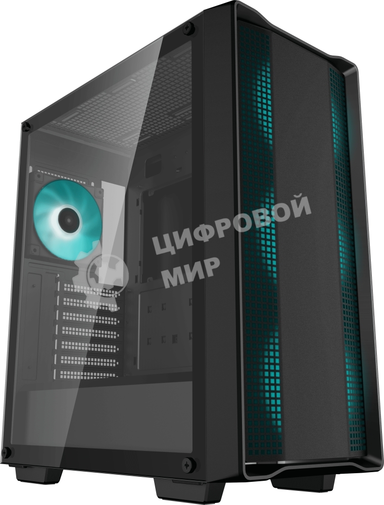 Компьютерный корпус MidiTower Deepcool CC560 A-RGB черный (ATX, без БП, ARGB, USB3.2 Type-A+USB 2.0 Type-A) (R-CC560-BKTAA4-G-2)