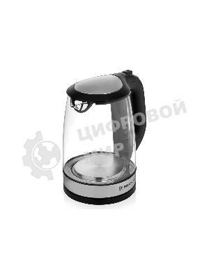 Чайник электрический BRAYER BR1040BK 2220Вт, 2 л, стекл., черный.