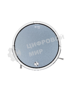 Робот-пылесос Vitek VT-1805 белый/синий, Li-Ion, уборка сухая/влажная, пылесборник контейнер 0.5 л
