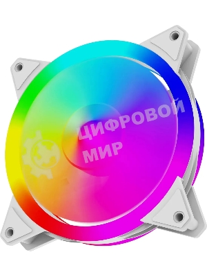 Вентилятор для корпуса Bloody BD-CF120ARGb4 ARGb белый, 120 мм, 1600 об/мин, 26 дБ, 4 pin