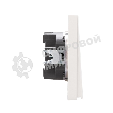 Выключатель Kranz STRONG 1 кл с подсветкой 10А с/у жемчуг