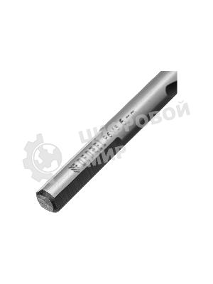 Сверло спиральное по металлу Denzel 6 x 93мм, Р6М5, Golden Tip, многогранная заточка