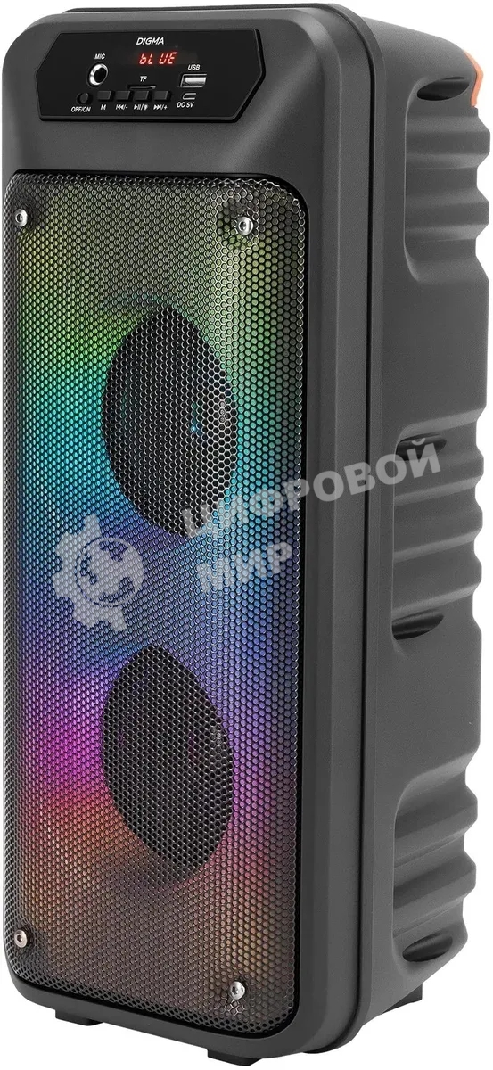 Минисистема Digma D-MC1705 черный 100Вт FM USB BT micro SD