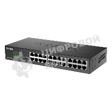 Коммутатор D-Link DGS-1024D/J1A, 24×1 Гбит/с, неуправляемый