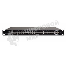 Коммутатор Ubiquiti EdgeSwitch 48 500W (ES-48-500W), 48×1 Гбит/с PoE + 2×1 Гбит/с SFP + 2×10 Гбит/с SFP+, управляемый