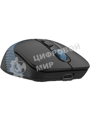 Мышь беспроводная A4Tech Fstyler FB10CS черный/синий, 2000 dpi, радиоканал, Bluetooth, USB, кнопки - 4
