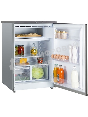 Холодильник Бирюса M508 металлик однокамерный 116/34л морозилка сверху