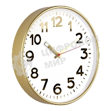 Часы настенные TROYKA 78778781 золотист круглые