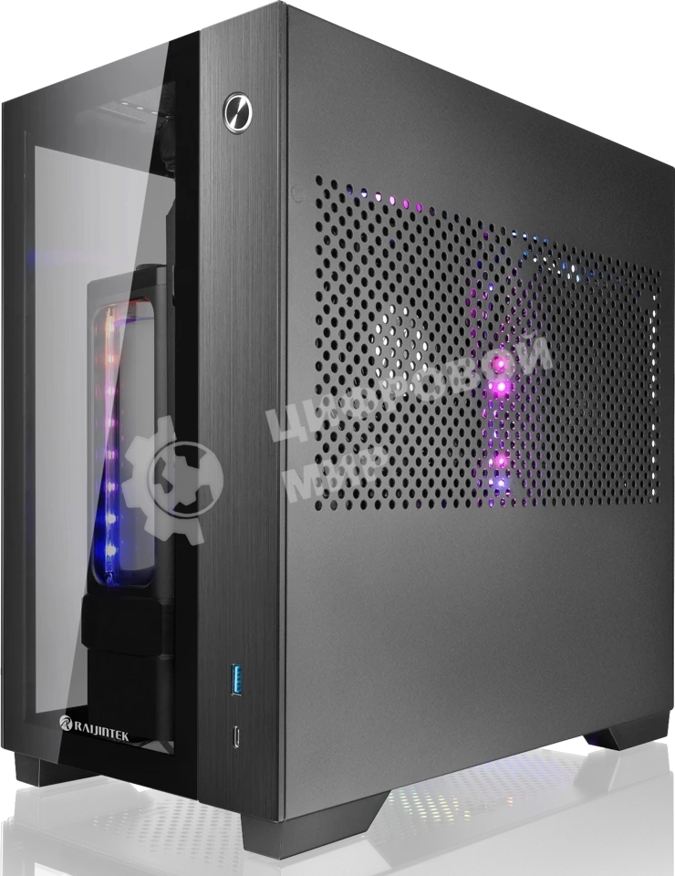 Компьютерный корпус Raijintek PAEAN MINI 0R20B00213 черный, Mini-ITX, for psu ATX PS/2, USB 3.0x2, USB 2.0x2, HD Audiox1