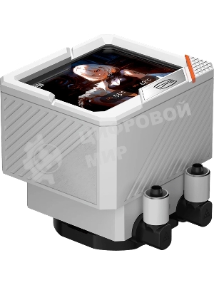 Система охлаждения PCCooler GT360 ARGb Display WH (310W, 360мм, LED temp., белый, ARGb/Fans: 3x120мм, 99CFM, 41.5dBA, 3000RPM/Pump 15dBA, 2600RPM, Rad thickness 27мм/S: 1851, 1700, 1200, 115X, AM5, AM4)