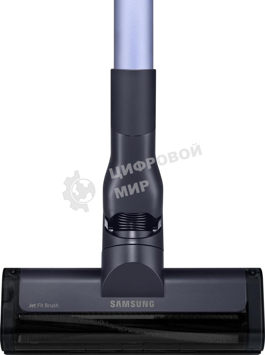 Пылесос вертикальный Samsung VS15A6031R4/EV фиолетовый/черный, питание от аккумулятора, 150 Вт, уборка сухая, пылесборник 0.8 л, работа от АКБ max 40 мин.