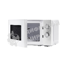 Микроволновая печь General Electronics GE MS120W белая, 20 л, 700 Вт, переключатели — поворотный механизм