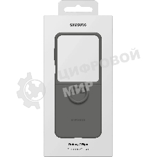 Чехол (клип-кейс) Samsung для Samsung Galaxy Z Flip6 Silicone Case Silicone Case Flip 6 (F741) серый (EF-PF741TJEGRU)