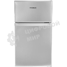 Холодильник Hyundai CT10021H серебристый двухкамерный 60/25л морозилка сверху
