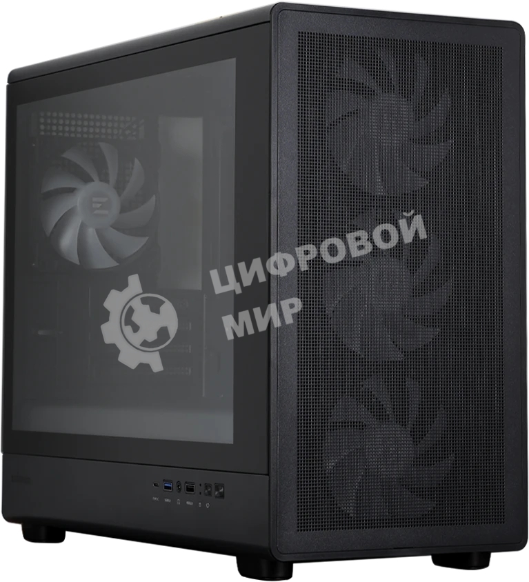 Компьютерный корпус ZALMAN M5, MATX, BLACK, WINDOW, 1xCombo (3.5'' or 2.5''), 1x3.5