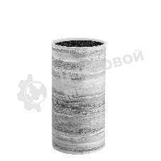 Подставка для ножей универсальная LARA LR05-103 Gray круглая Soft touch полипропилен