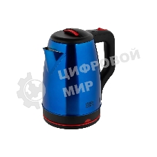Чайник электрический Homestar HS-1003 1.8л нержавейка, синий