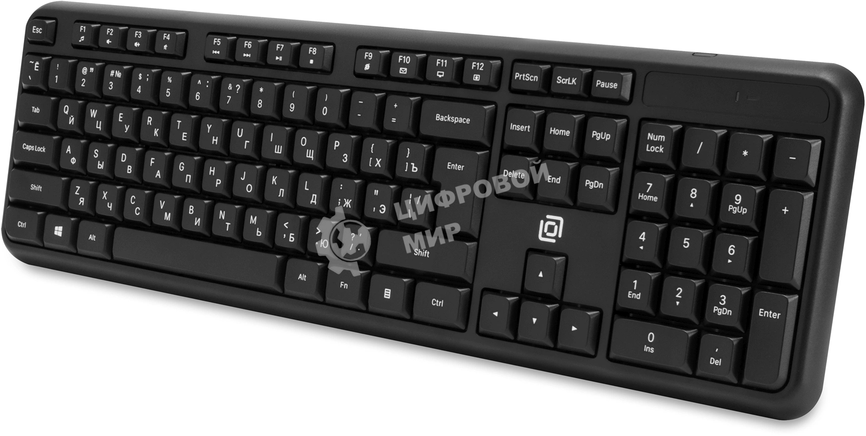 Клавиатура Oklick K888W беспроводная, радиоканал, чёрный