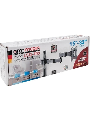 Кронштейн для мониторов Arm Media LCD-T03 черный 15