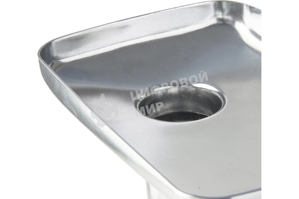 Мясорубка электрическая Galaxy GL 2411 белый, 1200 Вт, 1.3 кг/мин, реверс, защита от перегрузки, металлический лоток, насадки - 5