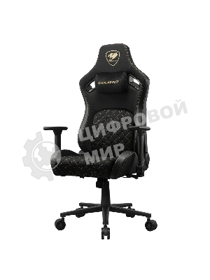 Кресло Cougar Defensor Gold F черный/золотой, ткань