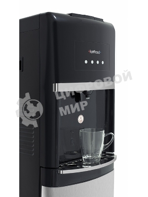 Кулер для воды Hotfrost 35AN, нижняя загрузка, нагрев 90 °С, охлаждение 10 °С, серебристый/черный