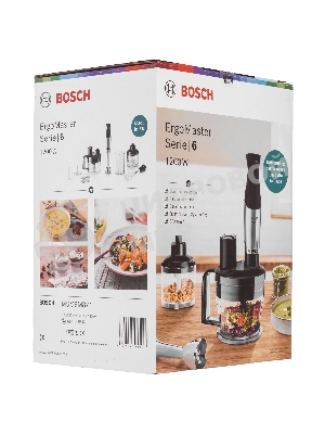 Блендер погружной Bosch MSM6M871 1200 Вт, черный