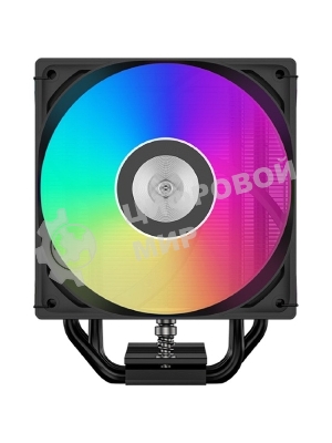 Устройство охлаждения (кулер) PcCooler RT500 Digital BK ARGb RT500-BKAWYL-GL черный 120мм алюминий+медь 2200rpm 32db 4-pin 240W