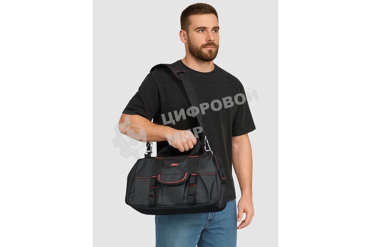 Сумка для инструментов Deli DL430905 Black Edition