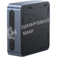 Мини ПК Chuwi LarkBox S i3 1220P (1.5) 16Gb SSD 512Gb UHDG Win 11Pro GbitEth WiFi BT 90W серый/черный