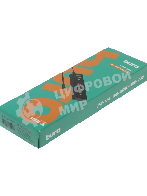 USB-концентратор Buro BPH-C-P107, USB-C, USB 2.0 7 портов, USB