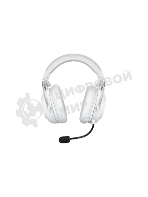 Гарнитура Logitech G PRO LightSpeed белый, беспроводная + проводная, Bluetooth/USB/3.5 мм, до 50 ч