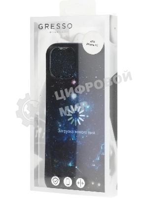 Чехол (клип-кейс) Gresso Meridian, для iPhone 13, черный gr17aaae8891