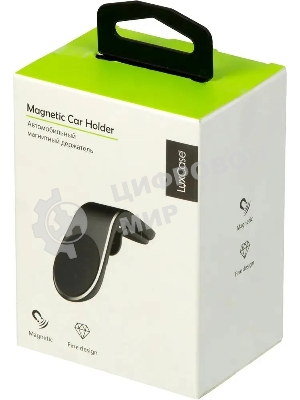 Держатель LuxCase магнитный черный для смартфонов и навигаторов (98802)