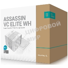 Устройство охлаждения(кулер) Deepcool Assassin VC Elite Wh Soc-AM5/AM4/1200/2066/1700/1851 белый 4-pin 22.6-29.3dB Al+Cu 300W 1772gr Ret (R-ASN4-WHNVNN-GJD)