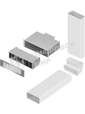 Комплект воздуховодов Maunfeld MIDS834 с фильтром CF314MW (для MIHC834SF2BK)