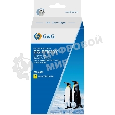 Картридж струйный G&G GG-PFI030Y PFI-030Y желтый (55мл) для Canon imagePROGRAF TA-20/30