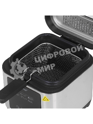 Фритюрница-фондю Steba DF 150 F серебристый/чёрный, 1200 Вт, 2.5 л, 0.8 кг, таймер