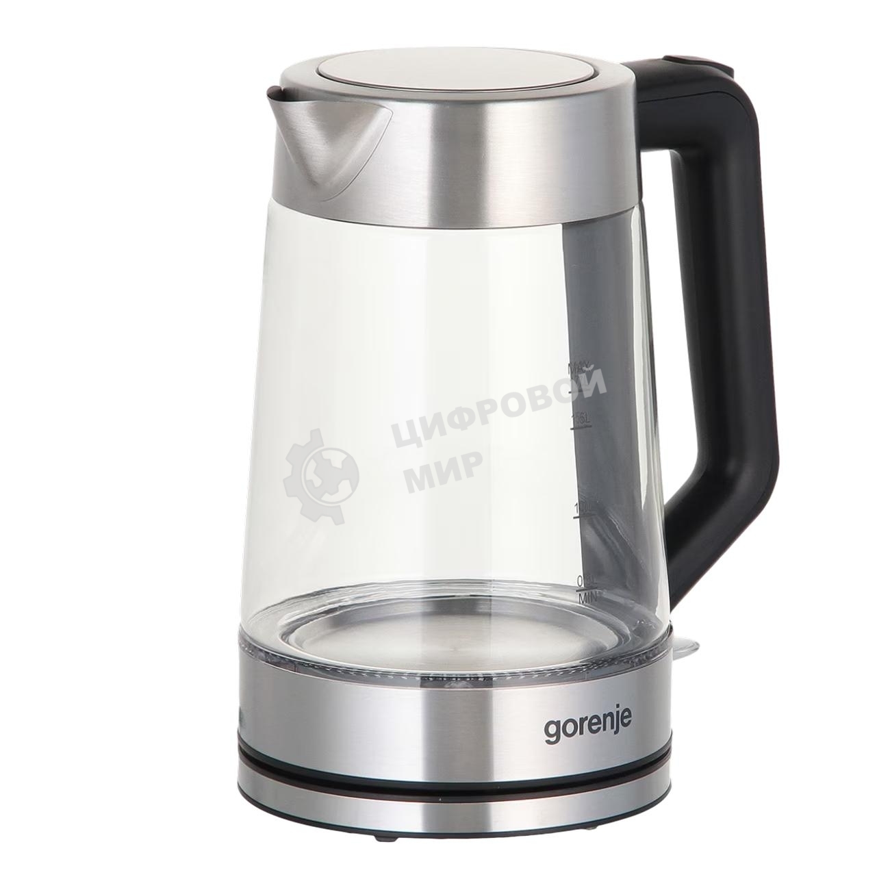 Чайник электрический Gorenje K17GED 1.7л. 2200Вт нержавеющая сталь (корпус: стекло)