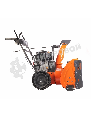 Снегоуборщик PATRIOT PRO 11 KX (коммунально-хозяйственный); 11 л.с., усиленный редуктор, безвоздушные колеса WE3, антиадгезионное покрытие ковша и желоба.