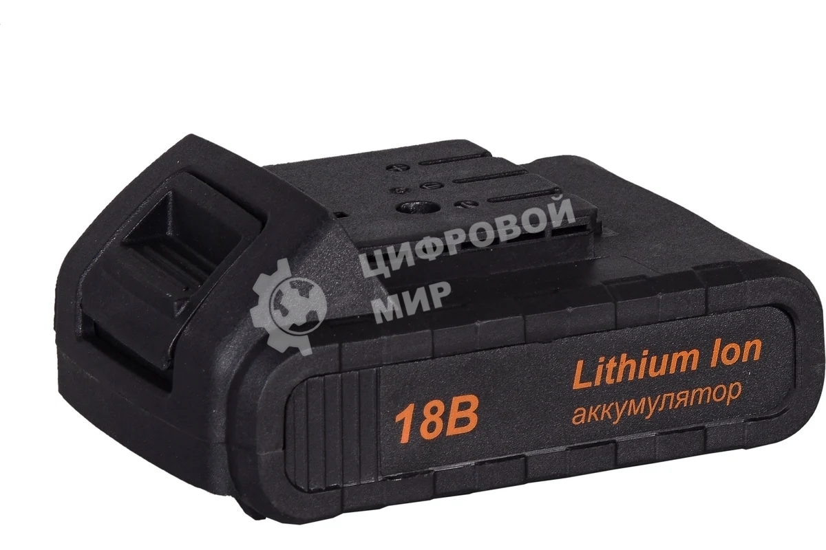 Дрель-шуруповерт аккумуляторная Вихрь ДА-18Л-2к 72/14/9, Аккумуляторная, 18В, 2 АКБ, Кейс