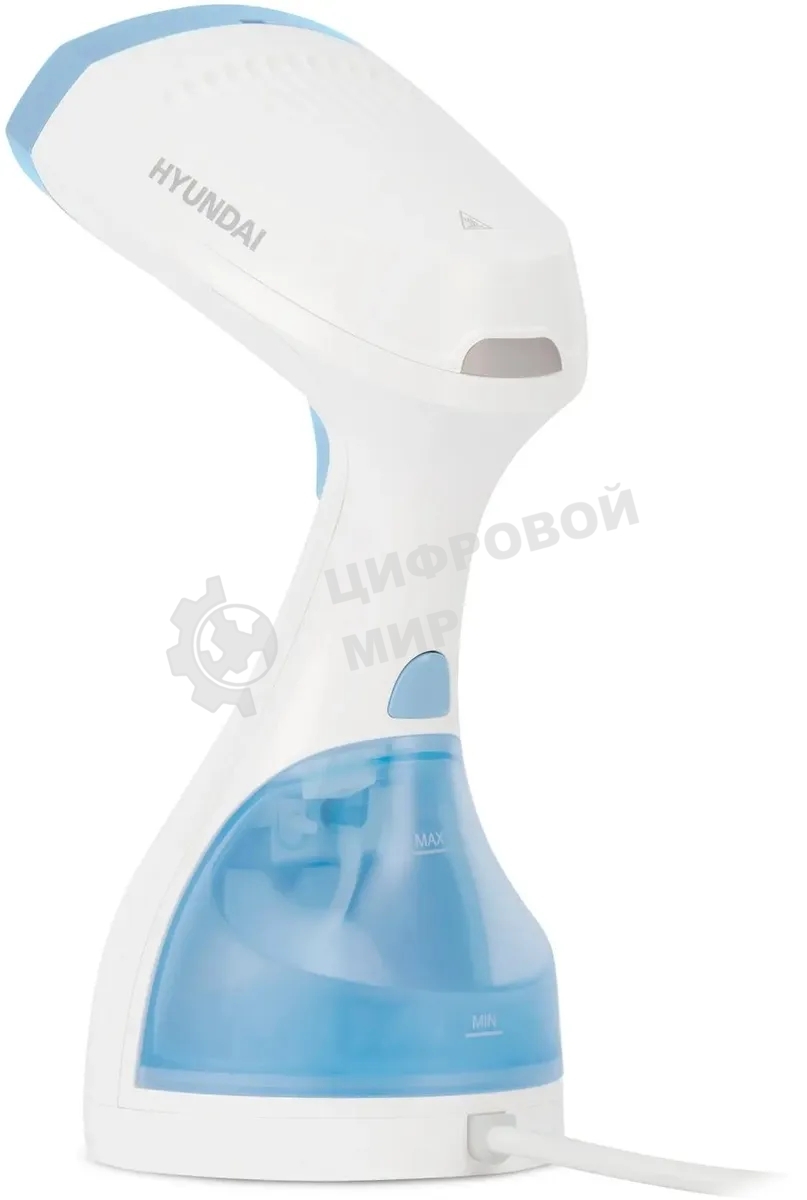 Отпариватель Hyundai H-HS02125 белый/голубой, 1650 Вт, 28 г/мин, 0.3 л