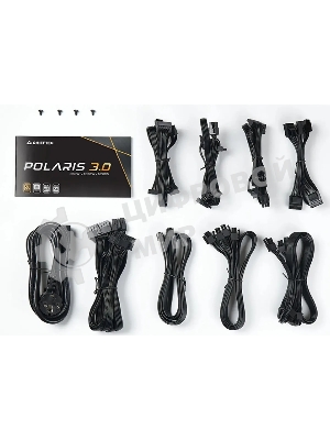 Блок питания Chieftec Polaris 3.0 PPS-1050FC-A3, 1050Вт, 80 PLUS Gold, 135мм, модульный, черный
